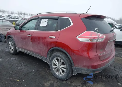 2016 Nissan Rogue Sv z USA, uszkodzony, nr VIN KNMAT2MV7GP632704
